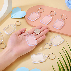 20Pcs Acrylic Photo Frame Keychains&nbsp;KEYC-TA0004-82