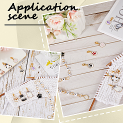 Cat & Paw Theme DIY Knitting Tools&nbsp;HJEW-SC00022