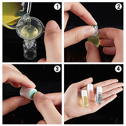 24Pcs Transparent Glass Roller Ball Bottles&nbsp;MRMJ-BC0003-35