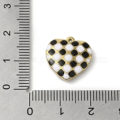 304 Stainless Steel Enamel Pendants&nbsp;X-STAS-E216-02G-01