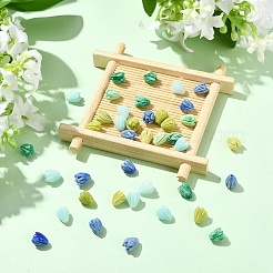 40Pcs 4 Colors Synthetic Coral Beads&nbsp;GG-YW9D8D-03