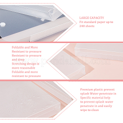 2Pcs 2 Styles PP Plastic Documents Pockets&nbsp;AJEW-FH0005-86A