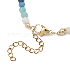 Natural & Synthetic Gemstone & Baroque Pearl Keshi Pearl Beaded Bracelets for Women&nbsp;BJEW-JB13594