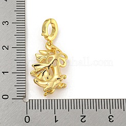 Long-Lasting Plated Brass Pendant Bails&nbsp;KK-O008-02B-G