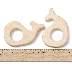 Natural Beech Wood Linking Rings&nbsp;WOOD-I017-05