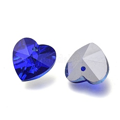 Electroplate Glass Charms&nbsp;RGLA-L026-B