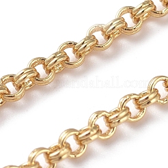 3.28 Feet Soldered Brass Rolo Chains&nbsp;X-CHC-G005-22G