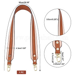 Microfiber Leather Bag Straps&nbsp;FIND-WH0003-55