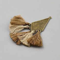 Alloy Tassel Pendants&nbsp;FIND-CJC0024-54A