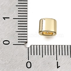 Brass Micro Pave Clear Cubic Zirconia Beads&nbsp;CU-CBAA19F-01G-C