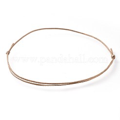Adjustable Flat Waxed Polyester Cords Bracelet Making&nbsp;AJEW-JB00508-03