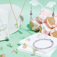 120Pcs Transparent Acrylic Pendants&nbsp;PALLOY-GA00026