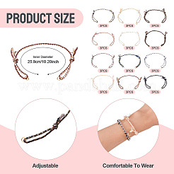36Pcs 12 Colors Polycotton Cord Bracelets Making&nbsp;BJEW-TAC0052