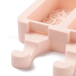 Food Grade DIY Rectangle Ice-cream Silicone Molds&nbsp;LS-DIY-D062-06C