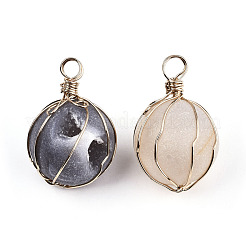 Natural Druzy Geode Agate Pendants&nbsp;G-N326-51