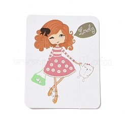 Rectangle Paper Hair Clip Display Cards&nbsp;CDIS-C004-03H