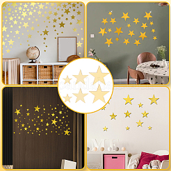 4Bags Acrylic Star Stickers&nbsp;DIY-GF0012-46A