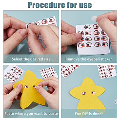 2 Bags 2 Styles Resin Self-adhesive Stickers&nbsp;DIY-FH0009-77