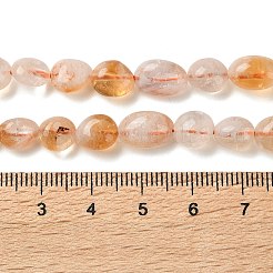 Heated Natural Citrine Beads Strands&nbsp;G-C268-A06-8x10mm
