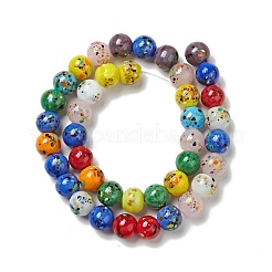 Handmade Lampwork Beads Strand&nbsp;LAMP-C008-02D