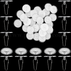 2 Sets Transparent Plastic Seamless Hooks&nbsp;AJEW-CP0008-87