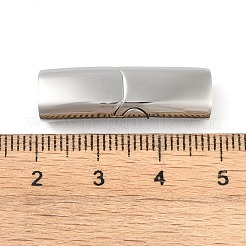 Tarnish Resistant 316 Surgical Stainless Steel Magnetic Clasps with Glue-in Ends&nbsp;STAS-F269-05MP-01
