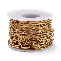 3.28 Feet 304 Stainless Steel Paperclip Chains&nbsp;X-CHS-D033-06G-01