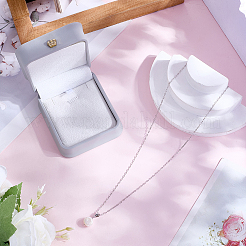 1Pc Natural Pearl Pendant Necklaces with 925 Sterling Paperclip Chains&nbsp;NJEW-BBC0001-15