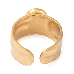 Oval Natural White Jade Finger Rings&nbsp;RJEW-Z057-12G-07