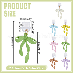 14Pcs 7 Colors PVC Mobile Dustproof Plugs&nbsp;HJEW-AR00029