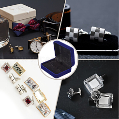 2Pcs Velvet Gift Storage Boxes&nbsp;CON-BBC0001-22