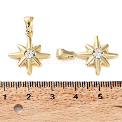 304 Stainless Steel Rinestone Pendants&nbsp;STAS-P329-15G
