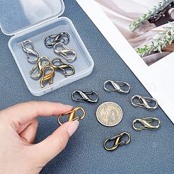 12Pcs 6 Color Alloy DIY Bags Adjustable Clasps Accessories&nbsp;FIND-WR0003-24