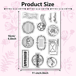 PVC Plastic Clear Stamps&nbsp;DIY-WH0439-0007