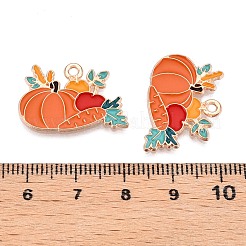 Thanksgiving Day Theme Alloy Enamel Pendants&nbsp;X1-ENAM-T020-35E