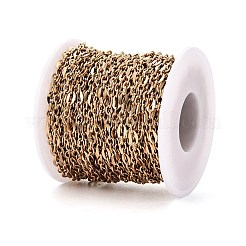 304 Stainless Steel Oval Link Chains&nbsp;CHS-Q009-15G