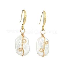 Baroque Natural Keshi Pearl Dangle Earrings&nbsp;EJEW-JE07064-02