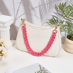 1Pc Acrylic Curb Chain Bag Chains for Bucket Bag&nbsp;PURS-CN0001-13