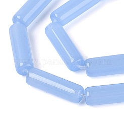 Imitation Jade Glass Beads Strands&nbsp;GLAA-N070-01A-B04