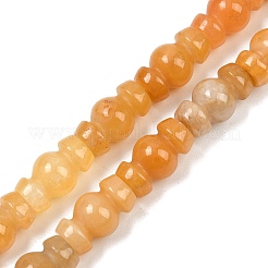 Natural Topaz Jade Beads Strands&nbsp;G-P595-B03-01