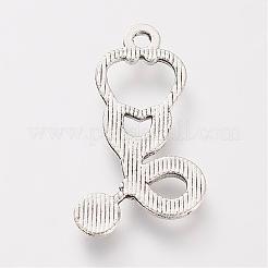 Tibetan Style Alloy Pendant Enamel Settings&nbsp;TIBE-S306-07AS-RS