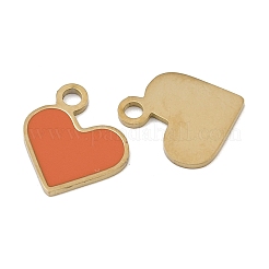 304 Stainless Steel Enamel Pendants&nbsp;STAS-C150-03G