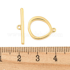 Brass Toggle Clasps&nbsp;KK-A223-04G