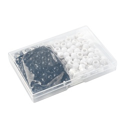 180Pcs 2 Colors Opaque Acrylic European Beads&nbsp;SACR-FS0001-54