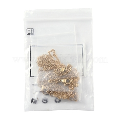 4Pcs 2 Colors 304 Stainless Steel Cable Chain Necklace Making&nbsp;STAS-FS0001-80