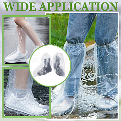40Pcs Plastic Disposable Waterproof Shoe Covers&nbsp;AJEW-GO0004-44