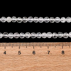 Natural Quartz Crystal Beads Strands&nbsp;X-G-C226-B05-4mm