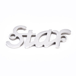 Non-Tarnish 201 Stainless Steel Link Connectors&nbsp;STAS-S110-103P