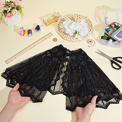 Polyester with Plastic Shawls&nbsp;AJEW-CY0003-23