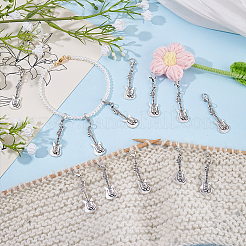 40Pcs Guitar Alloy Pendant Decorations&nbsp;HJEW-ME00083